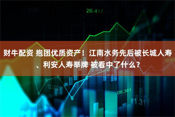 財牛配資 抱團(tuán)優(yōu)質(zhì)資產(chǎn)！江南水務(wù)先后被長城人壽、利安人壽舉牌 被看中了什么？