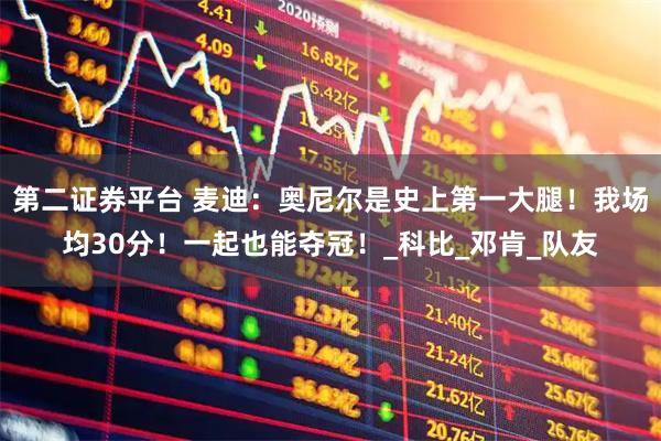 第二證券平臺 麥迪：奧尼爾是史上第一大腿！我場均30分！一起也能奪冠！_科比_鄧肯_隊友